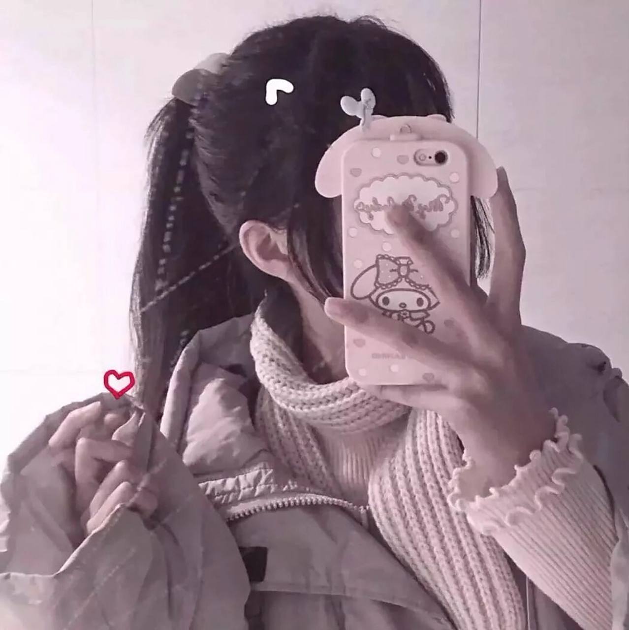 真人女生头像(遮脸)