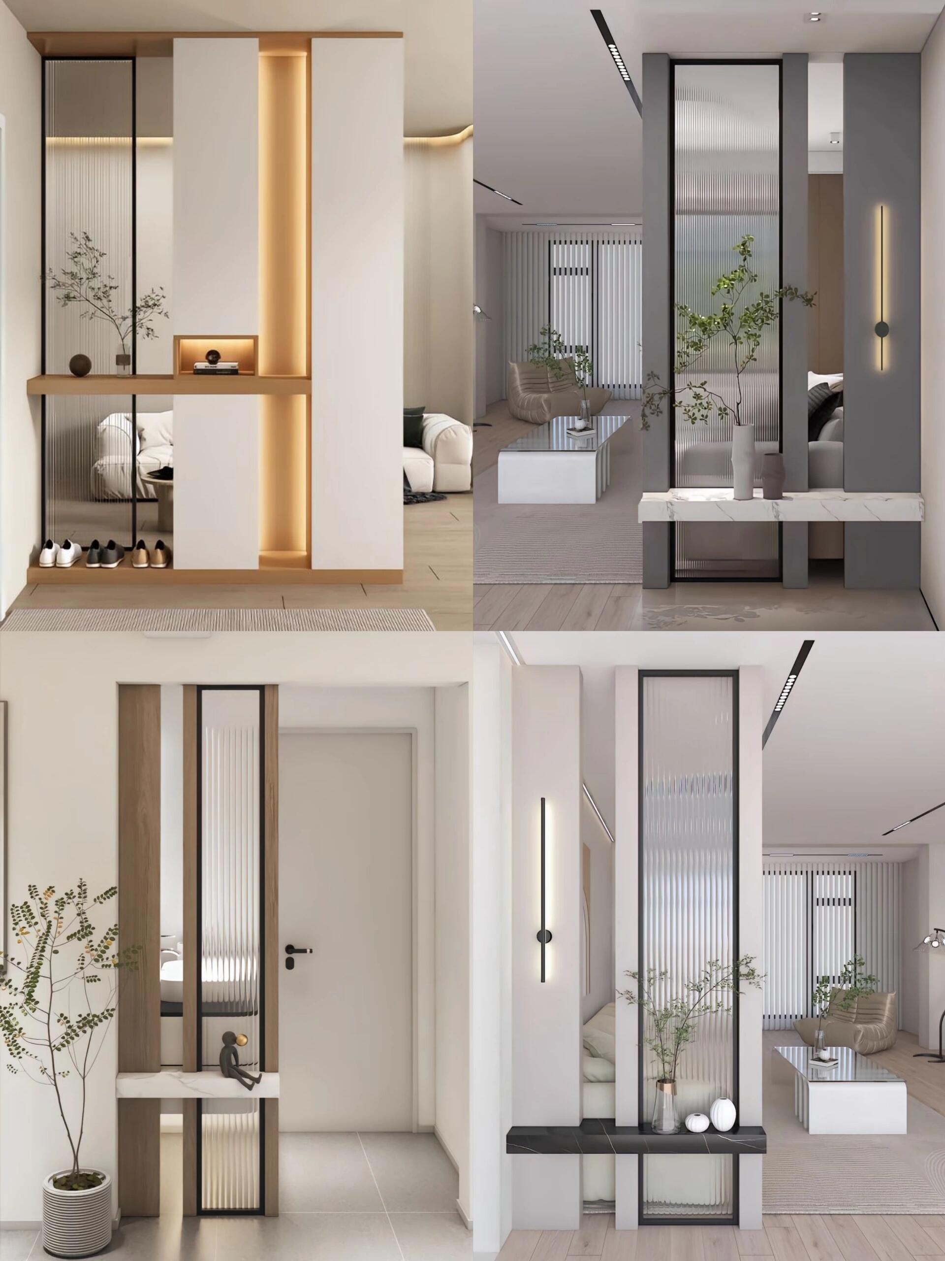 流行高端玄关隔断柜