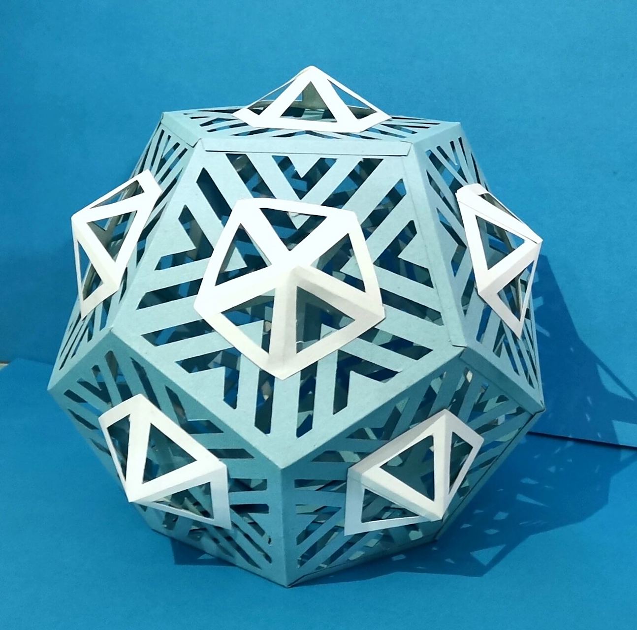 镂空十二面球体 /立体构成 时隔一年终于来了!
