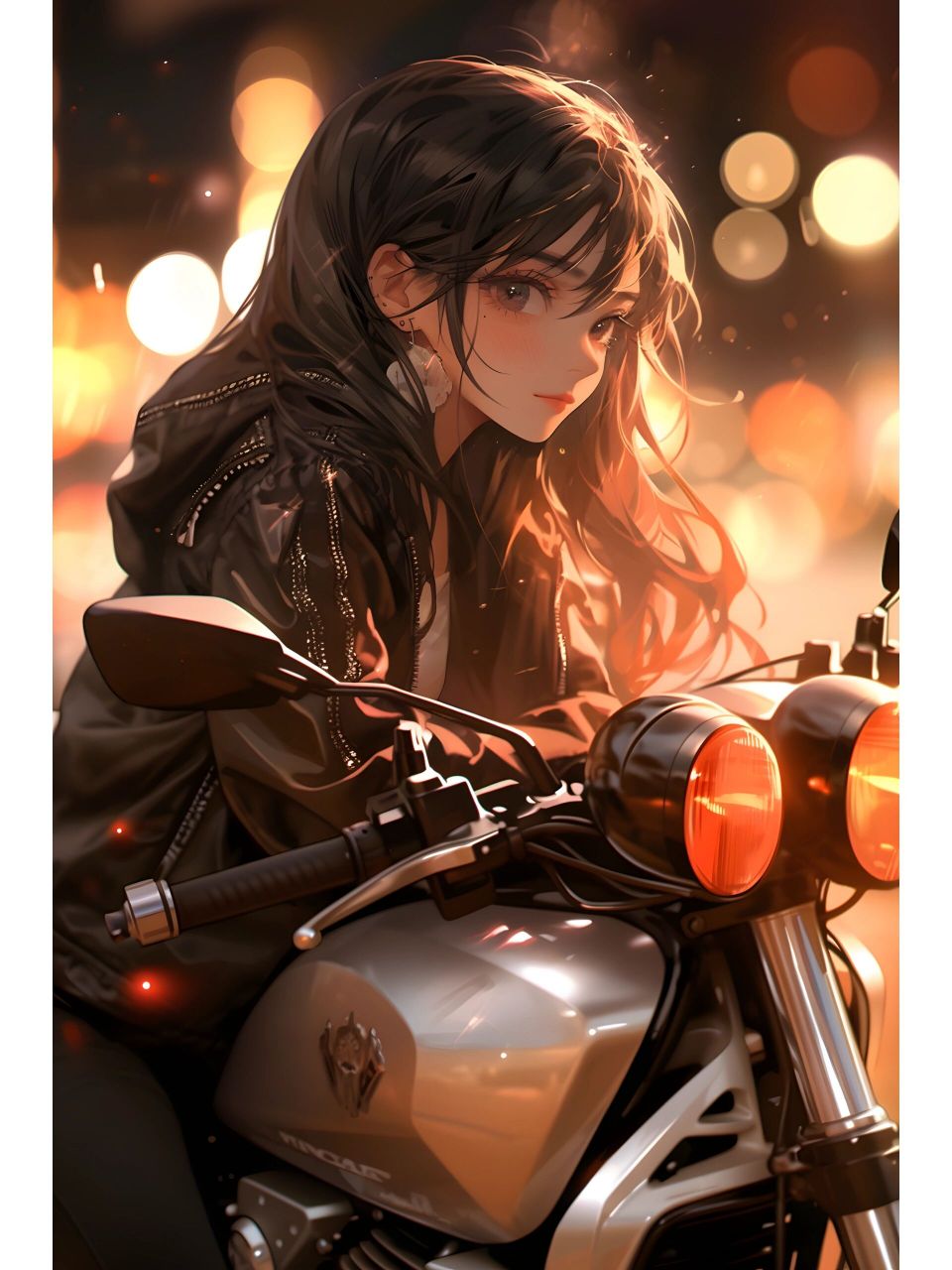 机车女孩 go! |又酷又飒的女生头像