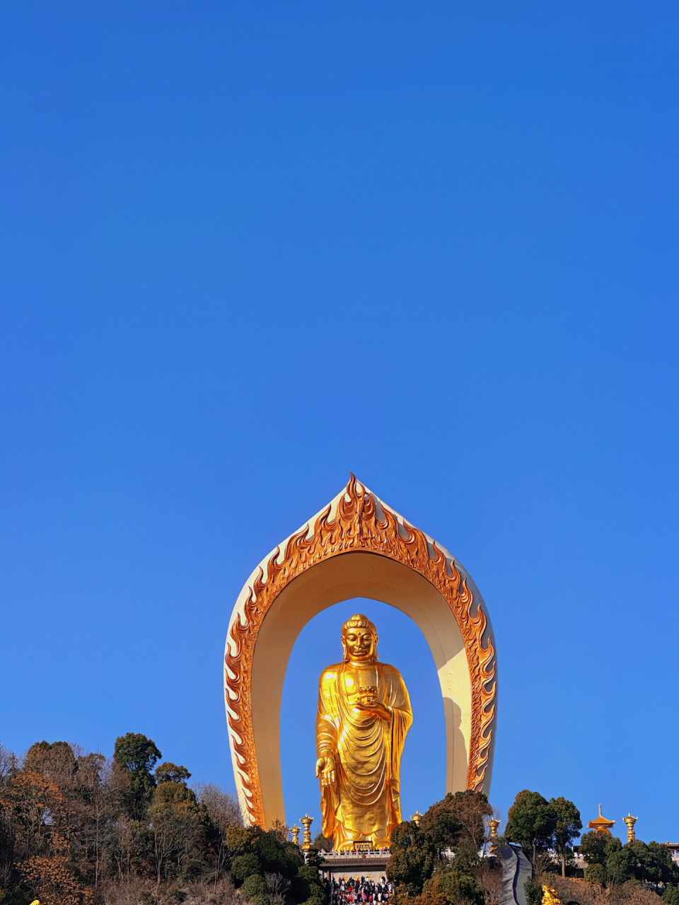 东林大佛 身为江西南昌人 此次过年回家特意来趟东林大佛 阿弥陀佛