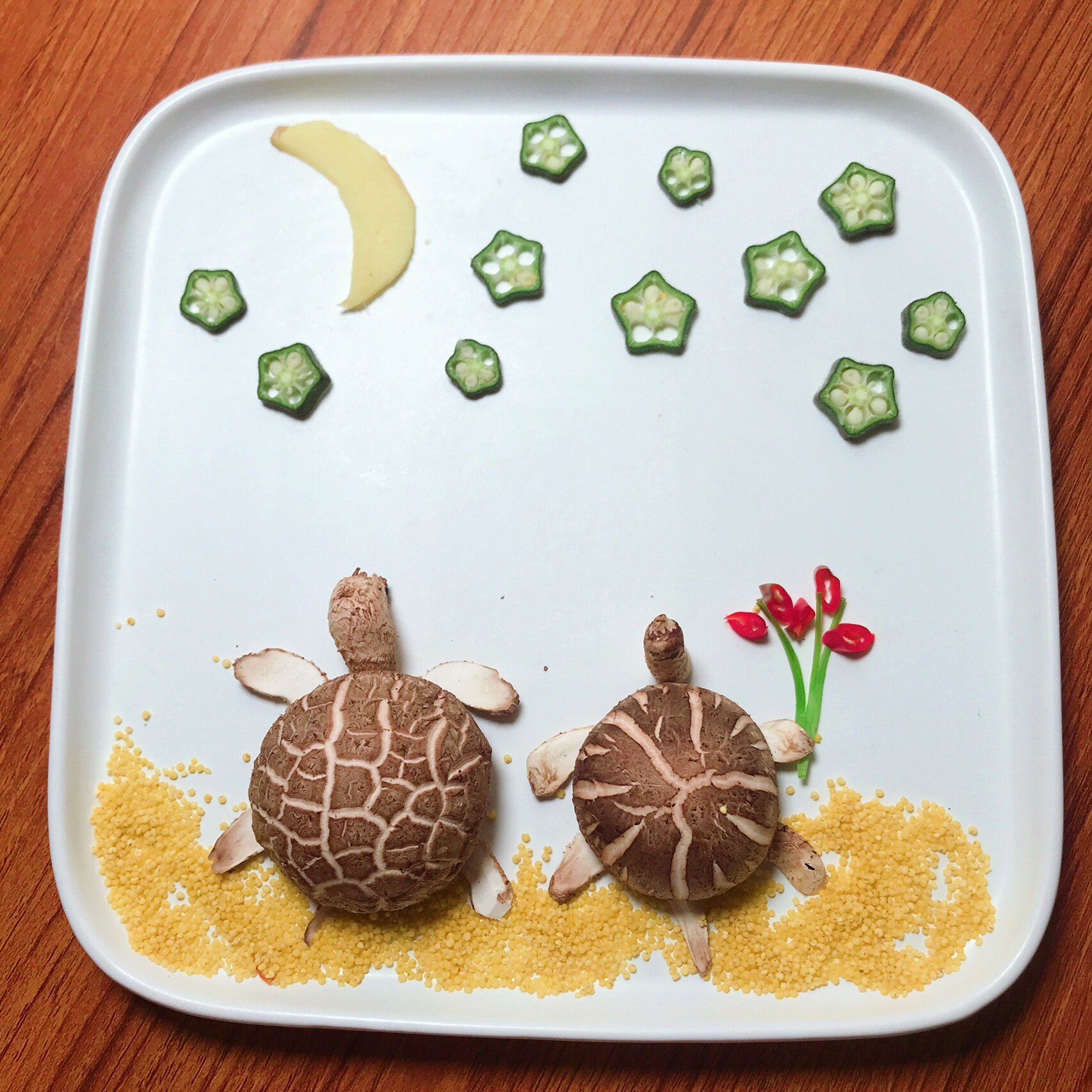 幼儿园蔬菜拼盘