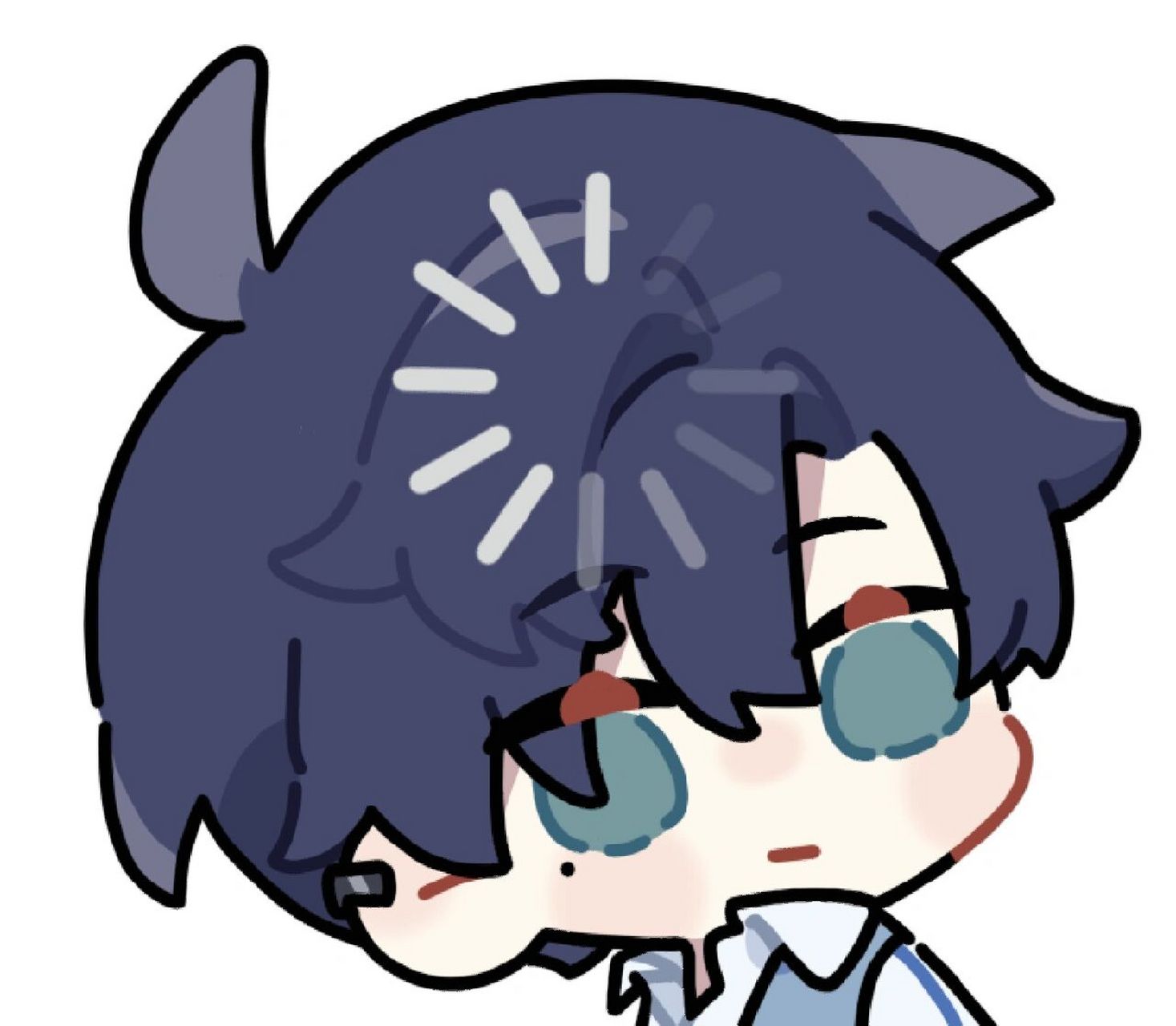 萧逸仿官方表情包 光头你不画我画 92商,头像背景什么的随意,求图