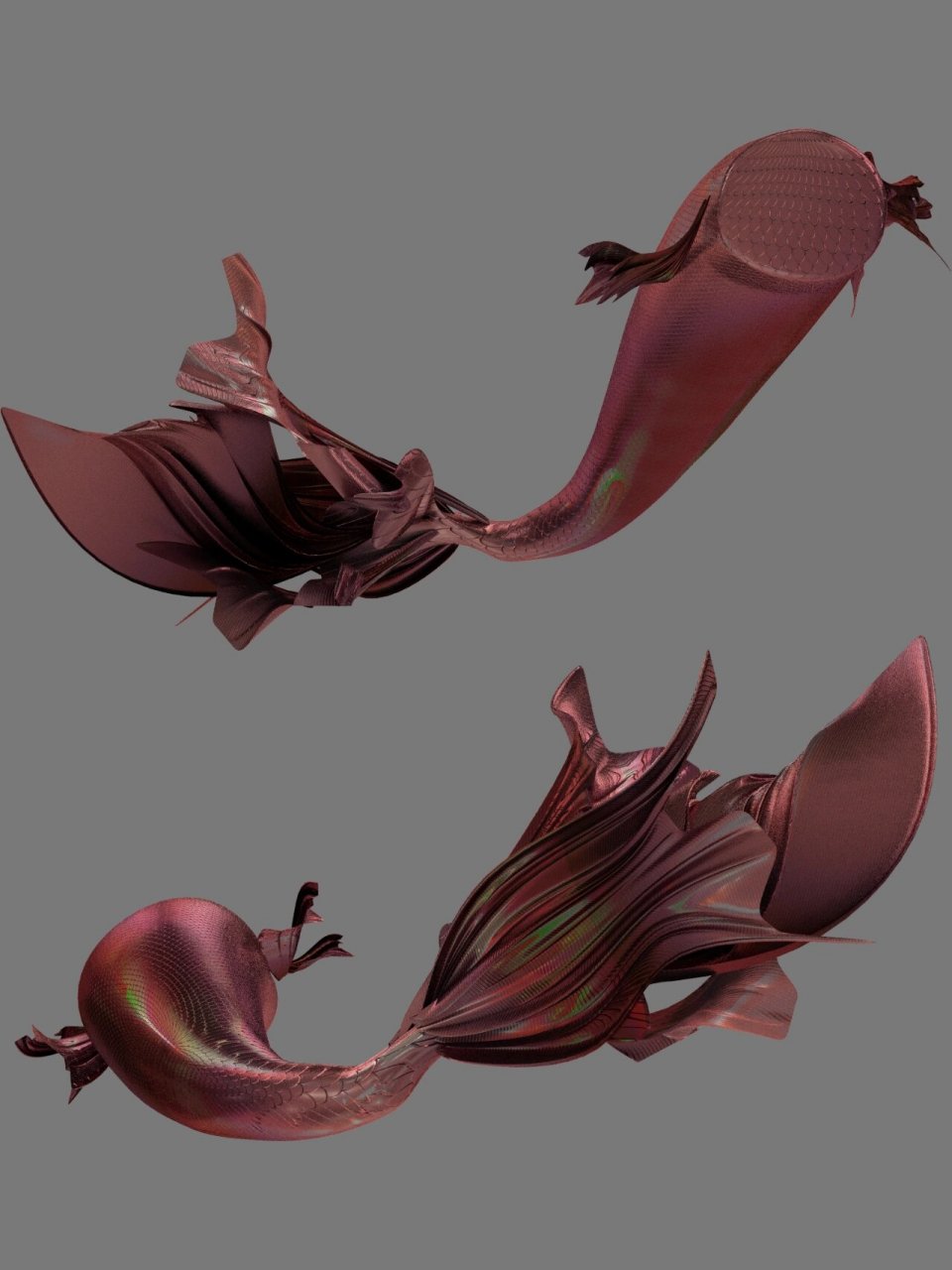 974k超清免扣素材 | 人鱼尾巴美人鱼23款 "看起来就很有质感的人鱼