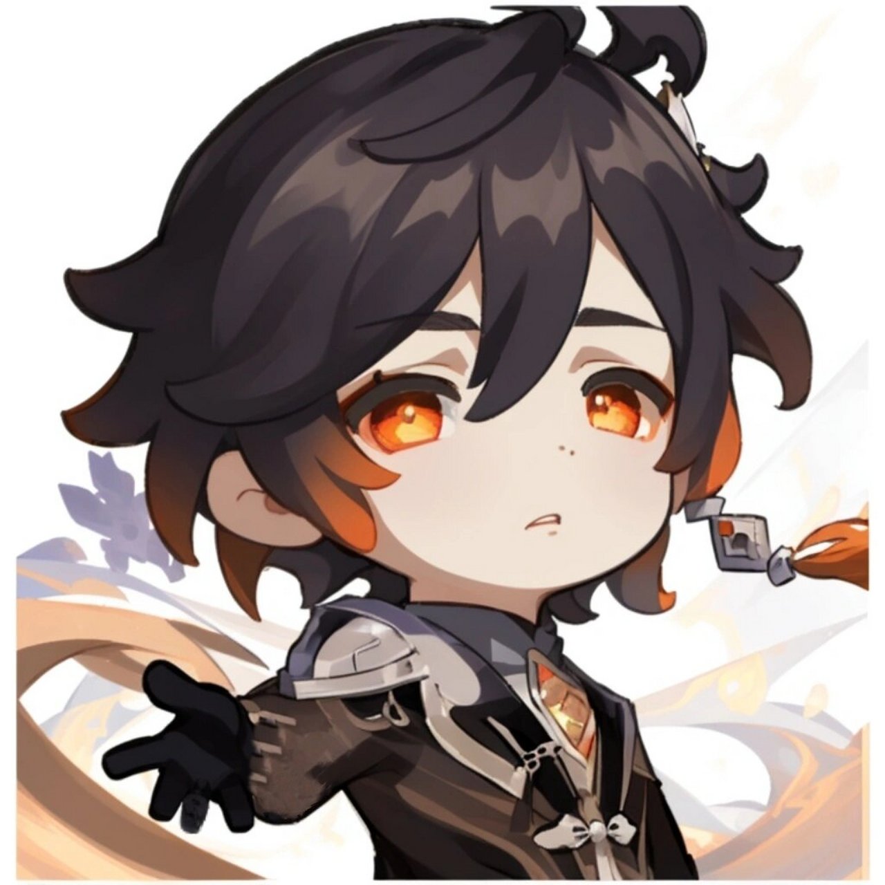 原神q版头像,钟离 病娇帝君和来自帝君的认可!