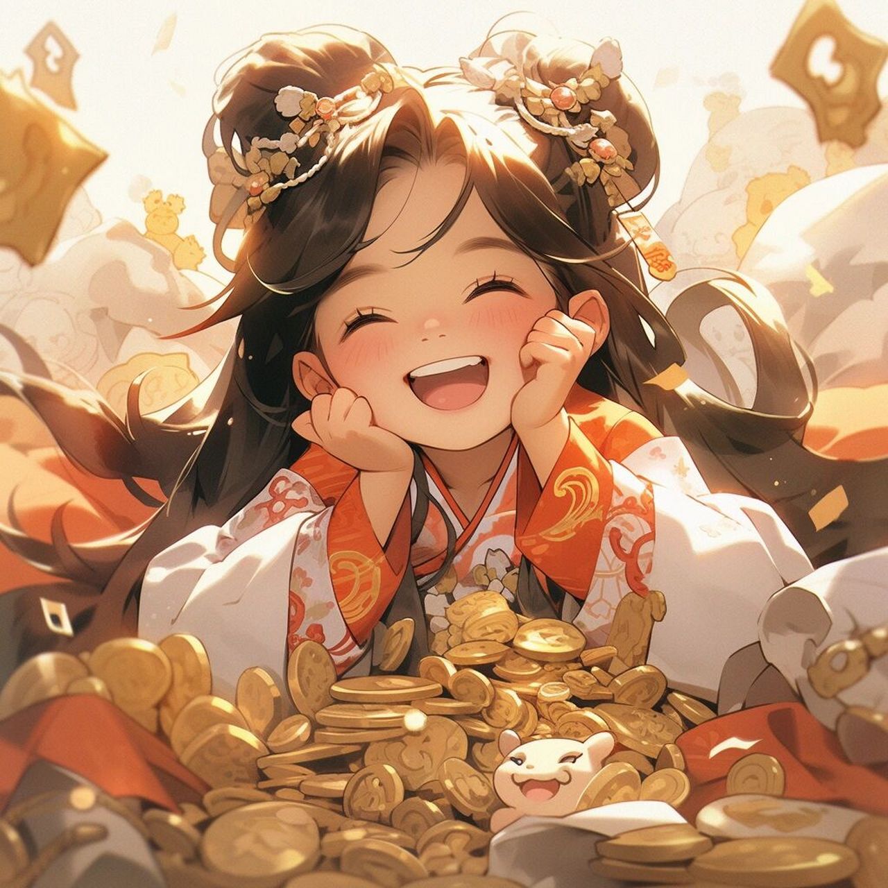 富婆头像|愿我们发财90,被爱,好运常在