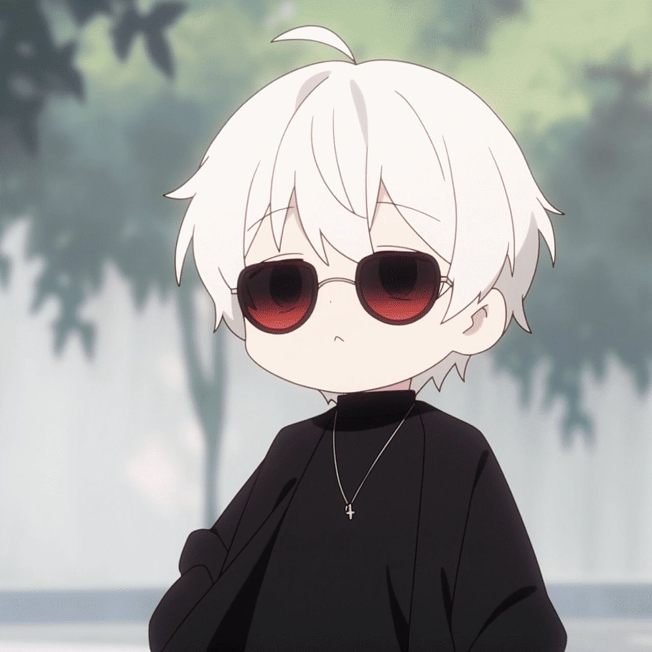 动漫男头|墨镜一戴 谁都不爱 #ai绘画# #男头##头像分享# #动漫男头