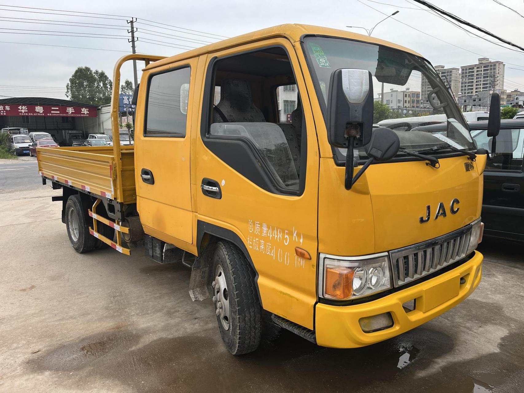 原版2015年jac江淮康铃双排平板货车.2.8t柴油五十铃动力哦  后卡长3.