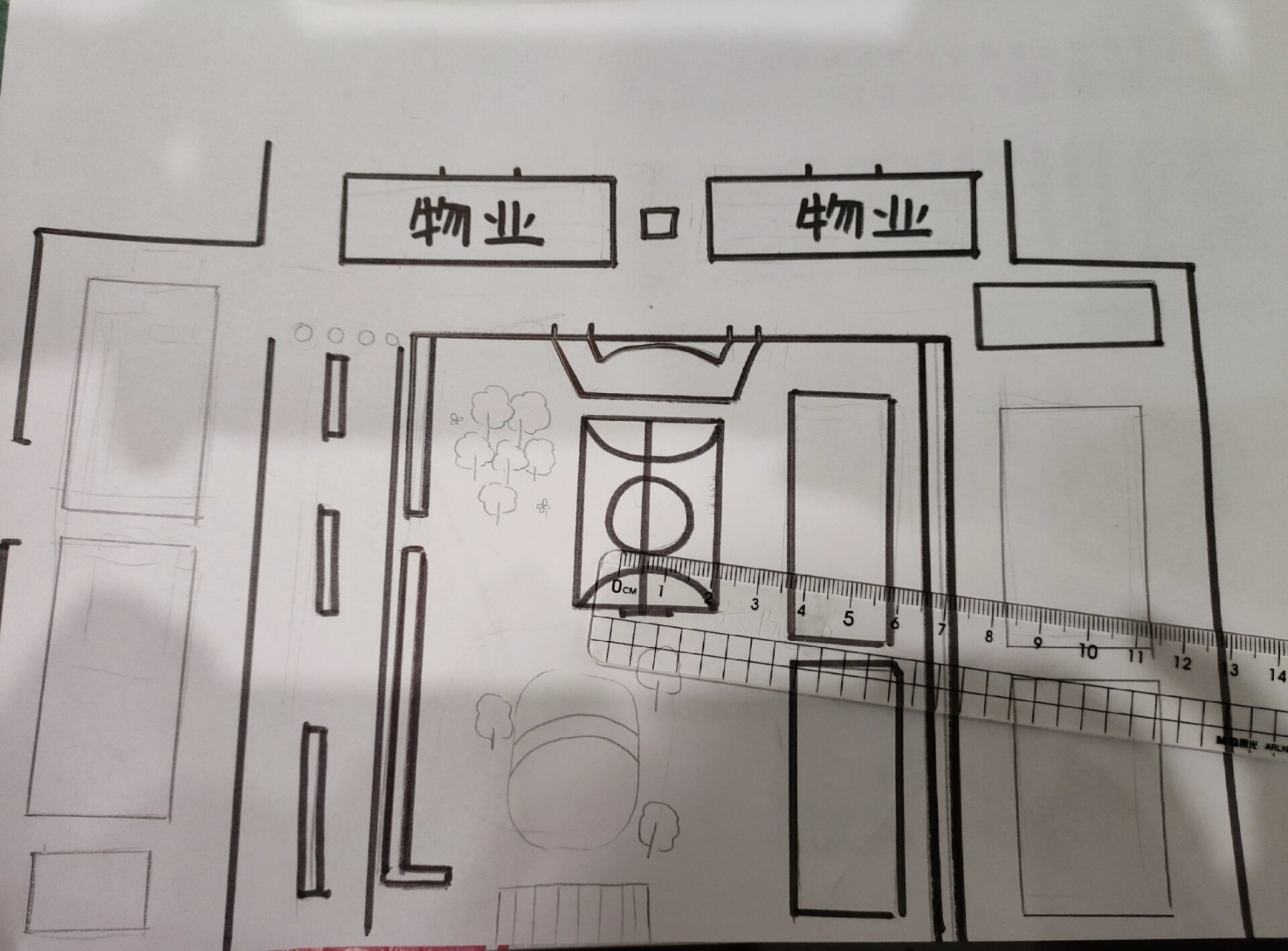 小区94平面图 这可是我的熬夜成果啊!