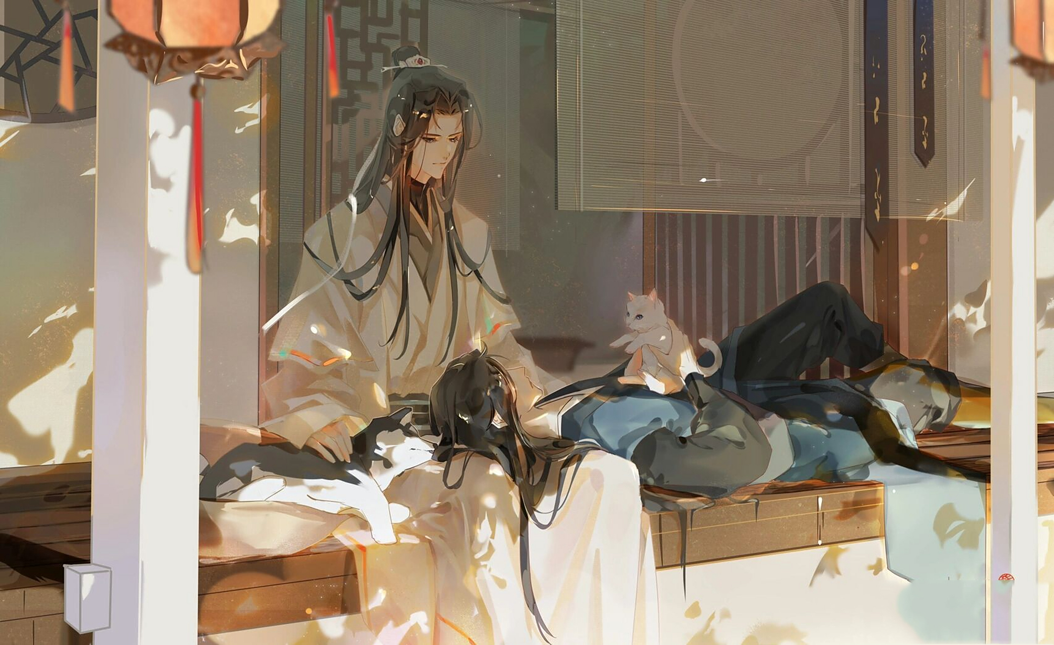 「二哈和他的白猫师尊」图集  宝贝们求图私戳或关注好嘛好嘛～ 我这