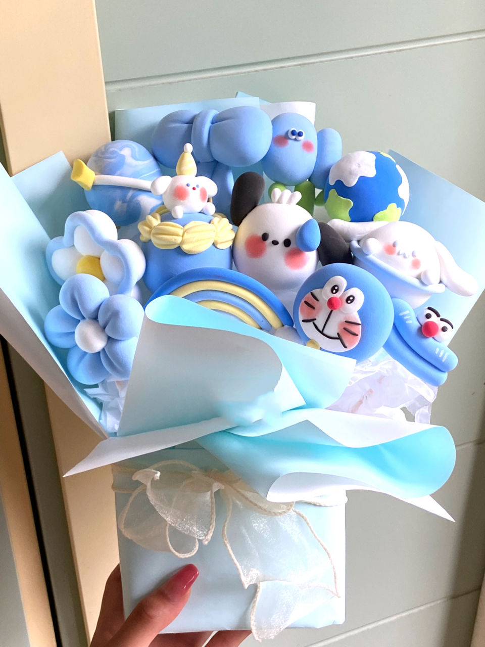 那些年做过的36款粘土花束大合集～ 今天芋头带来了粘土花束大合集