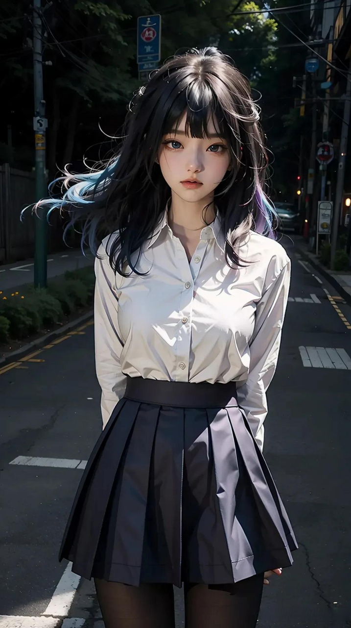 ai缤纷彩发jk小姐姐街拍