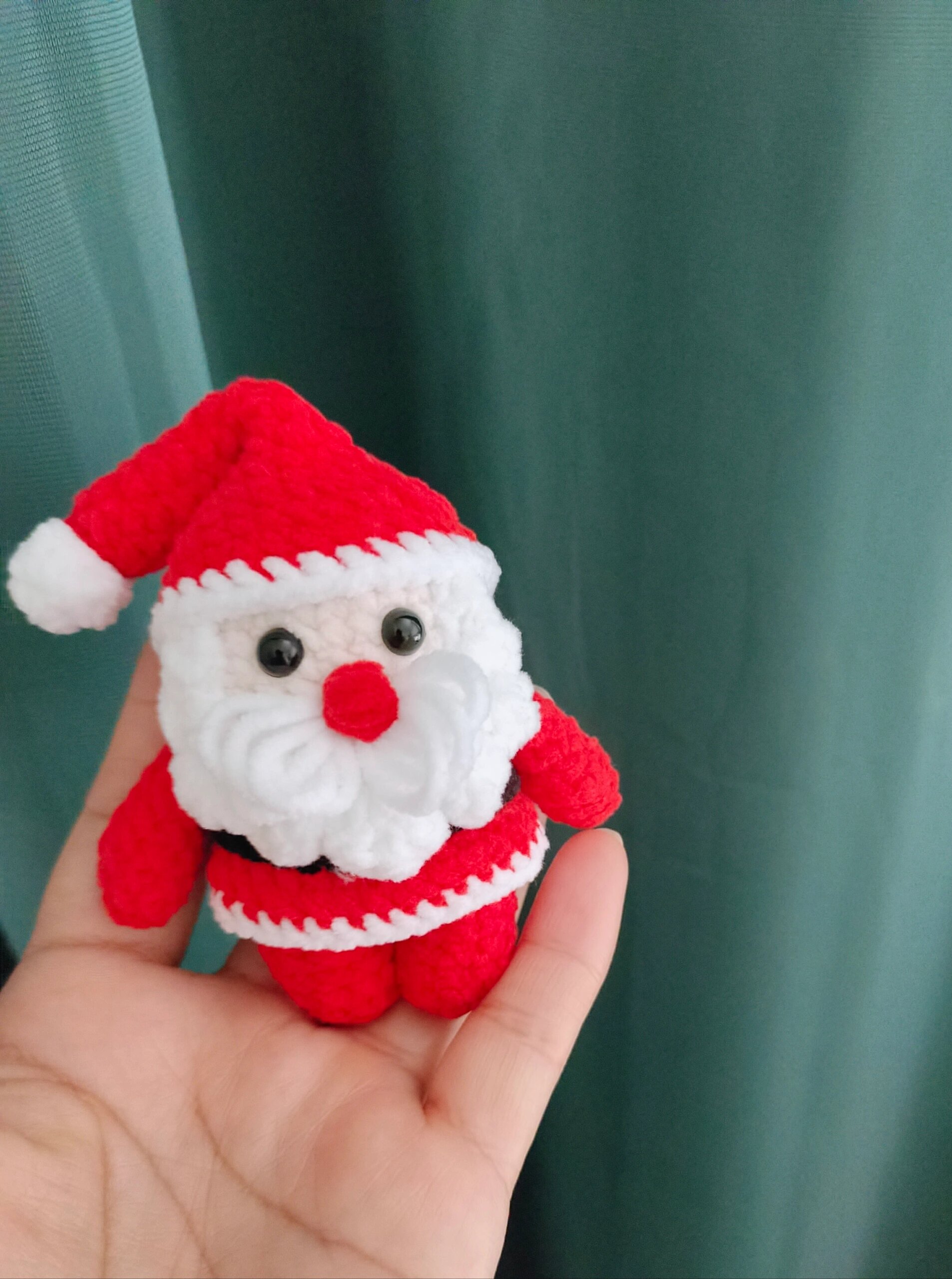 圣诞老人钩织 #钩针编织玩偶# #毛线钩织# #手工钩织# #钩织圣诞老人