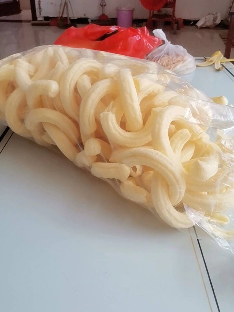 这一袋子长条空心爆米花热量有多少 如图,减脂期吃多了会不会长胖