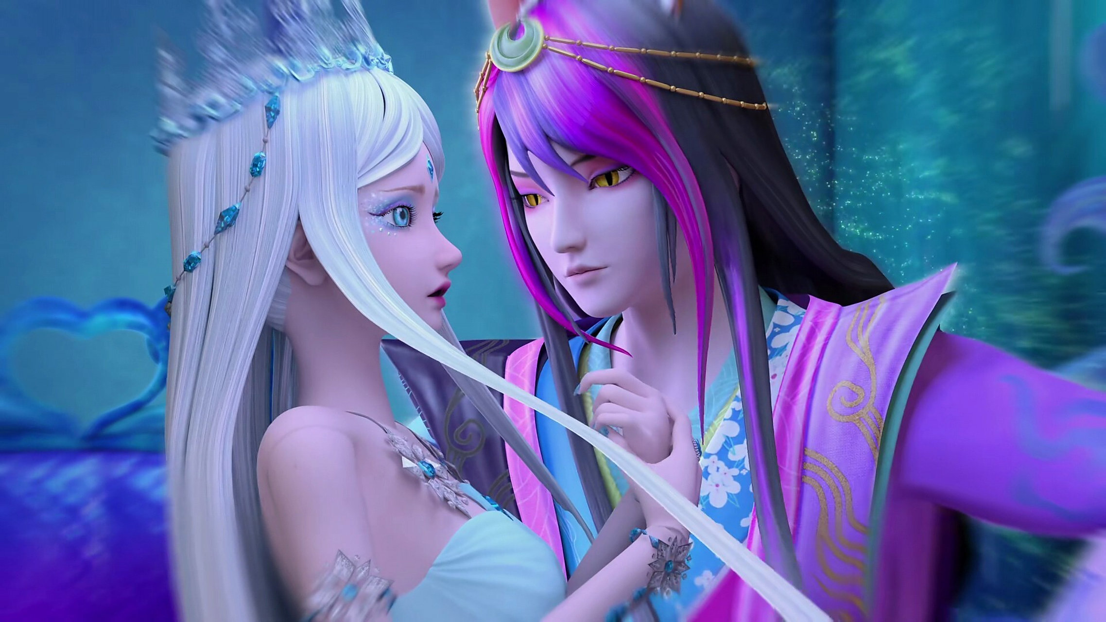 叶罗丽精灵梦——冰公主and颜爵 非常的喜欢冰公主啊,分享一组冰公主