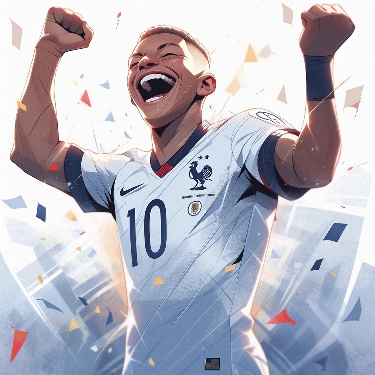 赛场上的狂傲"神龟"#新头像的魅力# #男生头像# #姆巴佩# #姆巴佩球迷