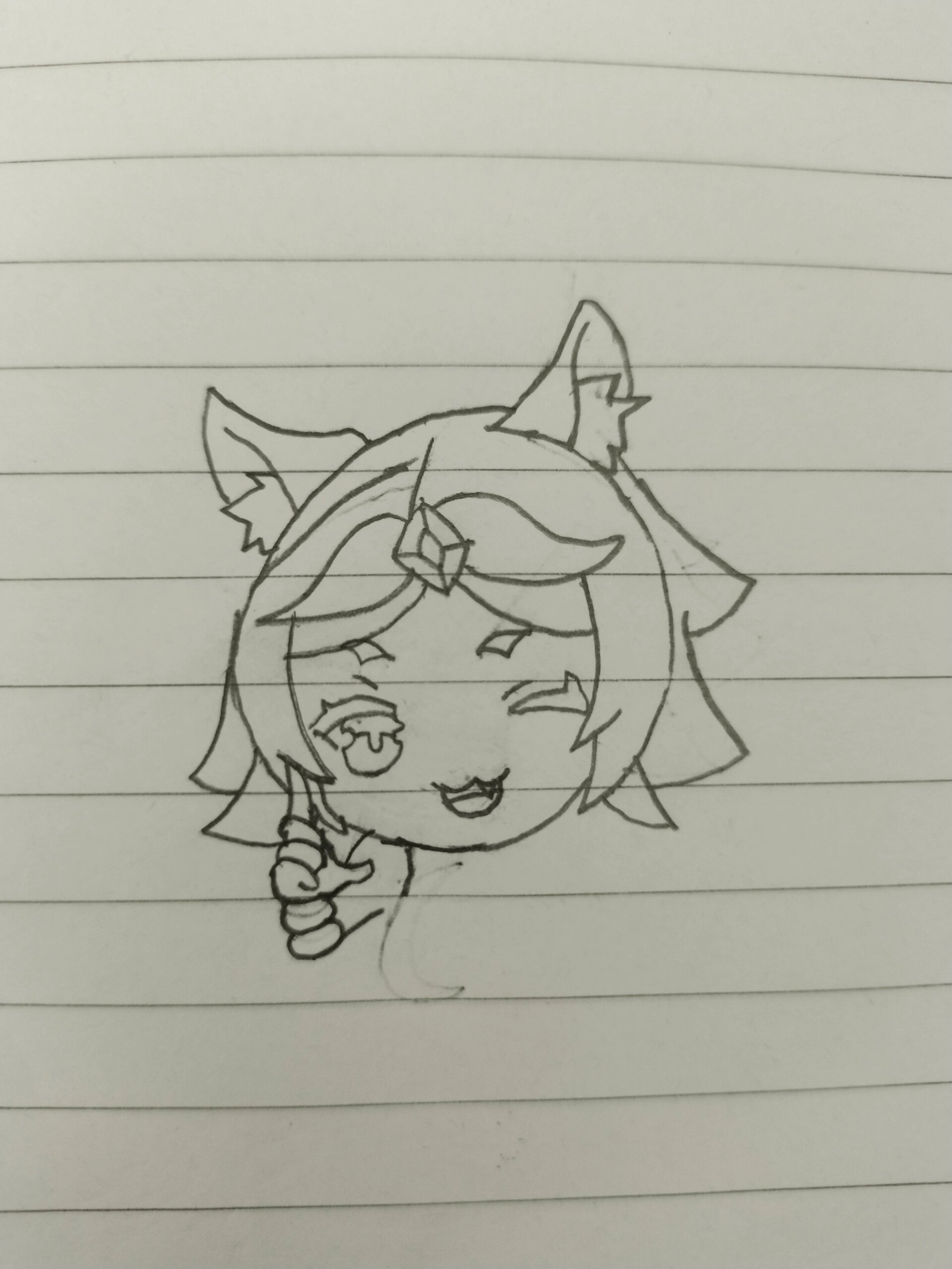 q版妲己简笔画教程