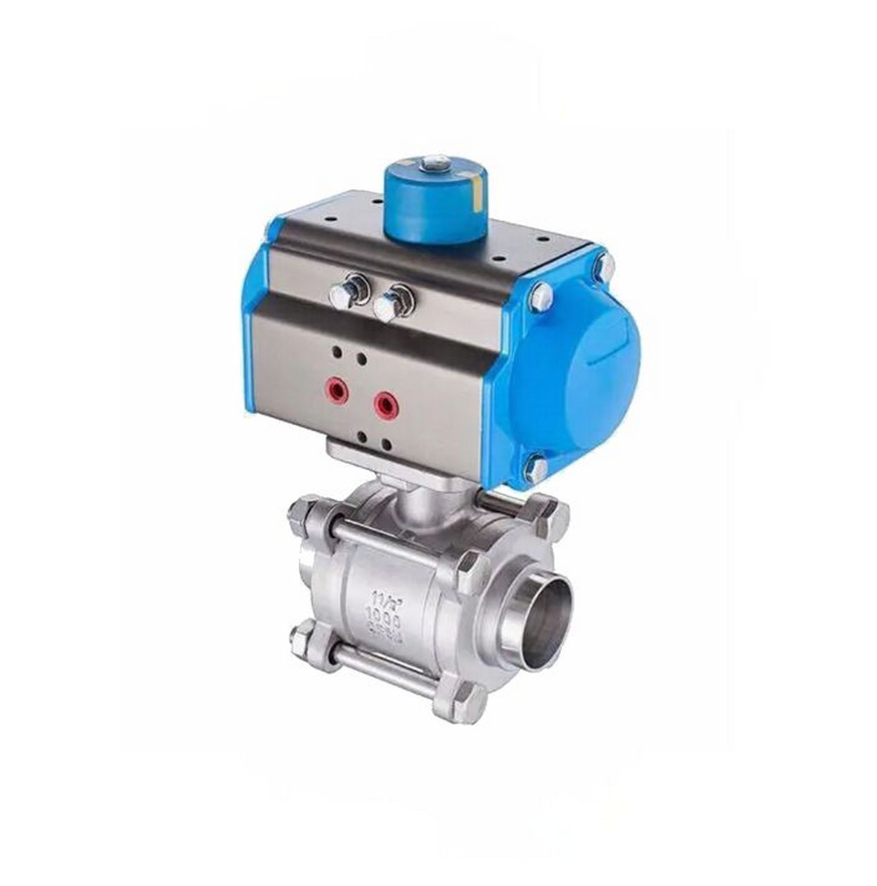 气动承插焊球阀-详细资料 气动承插焊球阀由阀体,阀盖,阀球,阀座,密封