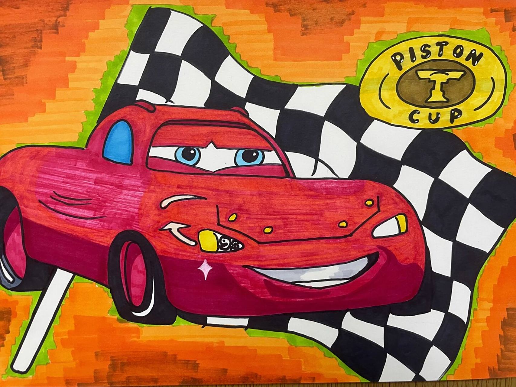 汽车总动员|美术教案 #画画的日常# #笔记灵感# 今天带领孩子们画作业