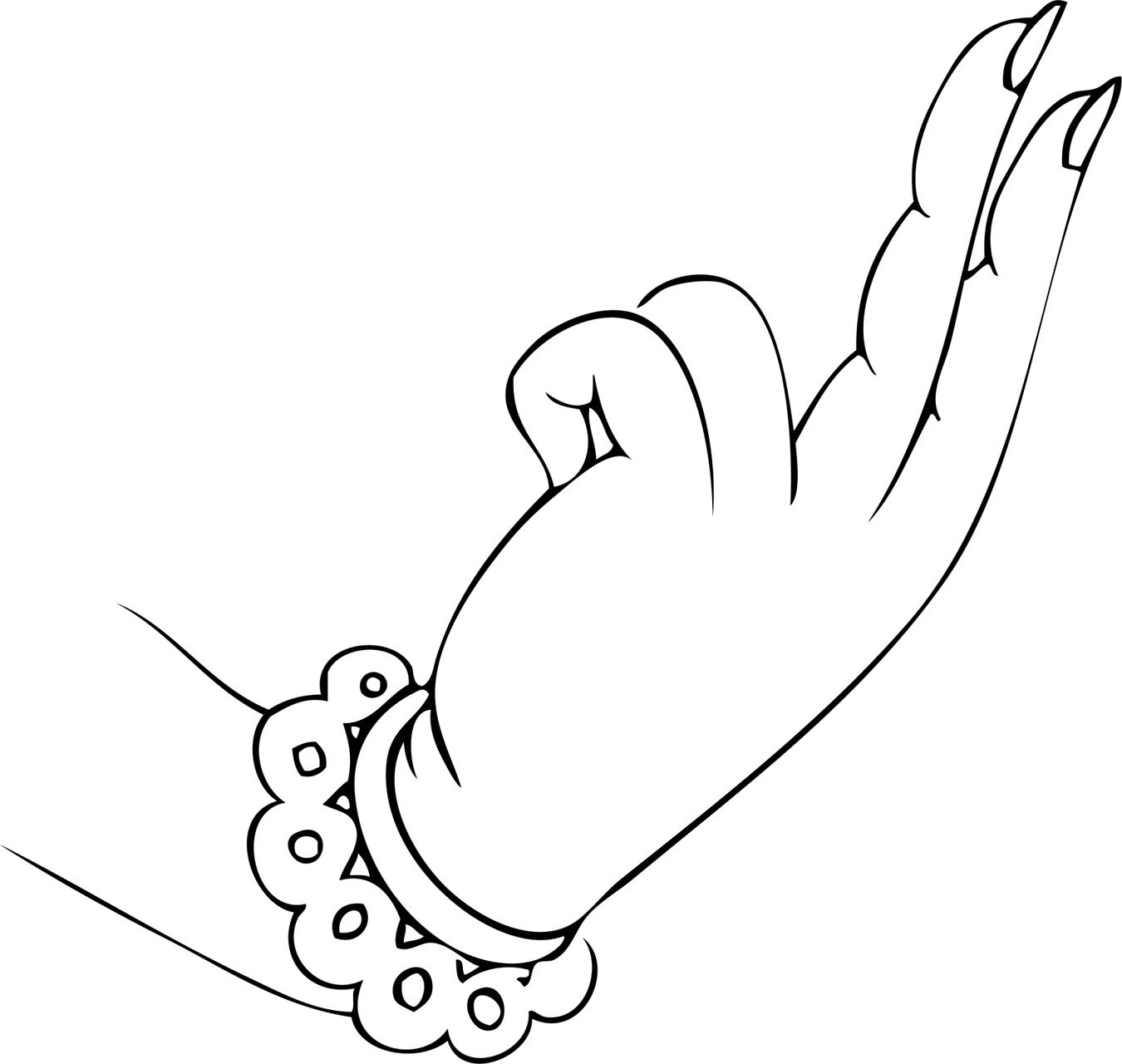 佛手线描·白描国画专业参考素材资料稿·壹 底稿/线描/白描/传统绘画