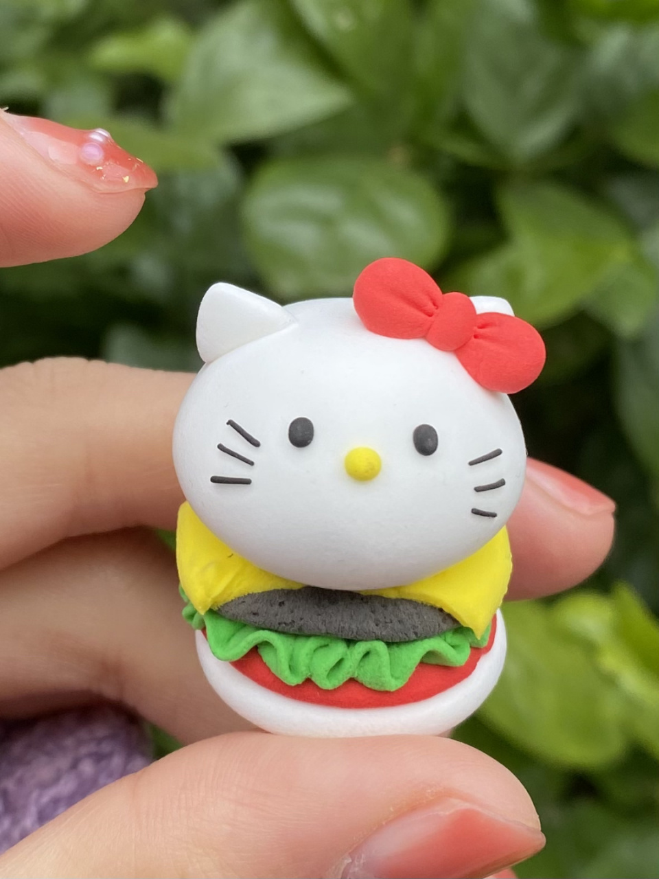 [庆祝]可以回家过年啦 #粘土教程# #粘土手工# #超轻粘土# #kitty控