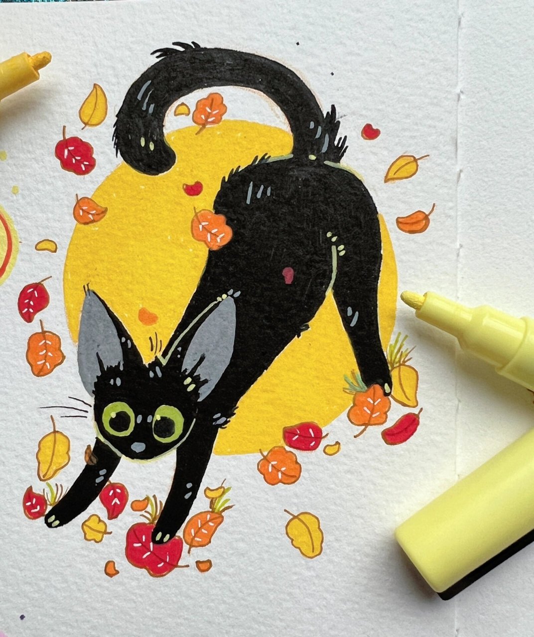 临摹ins:aubryjoi 7315:posca/collide