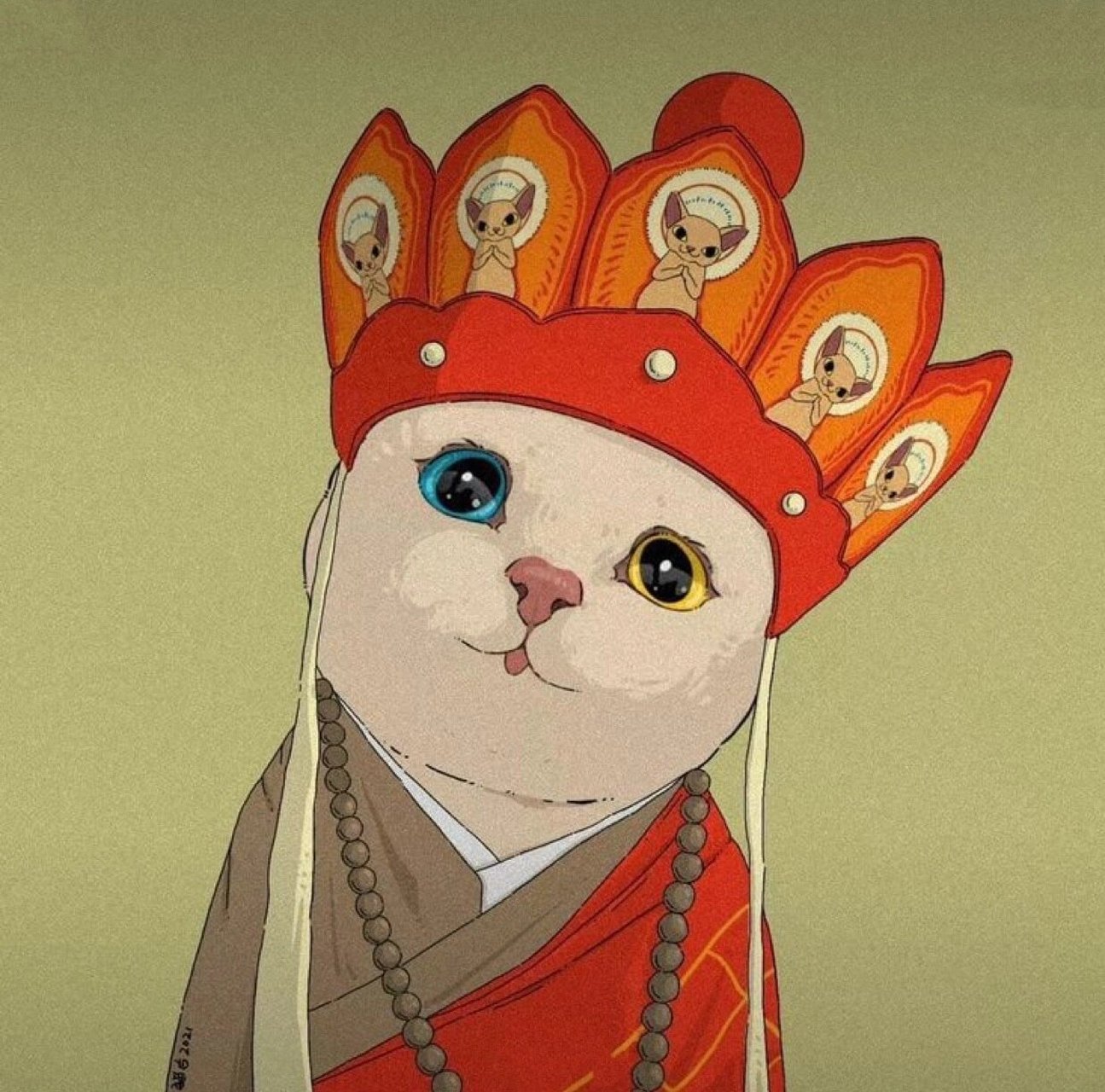 重温下儿时回忆|西游记喵星人头像|值得收藏 #西游记# #吸猫# #猫