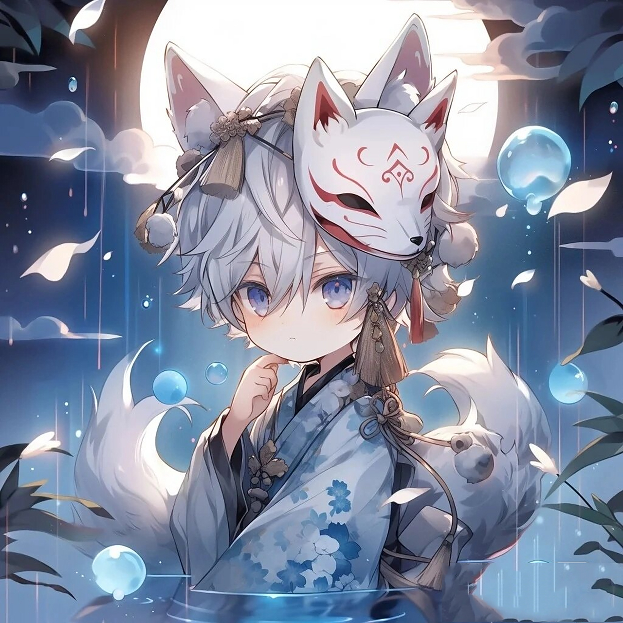 可爱小狐耳正太头像 原创