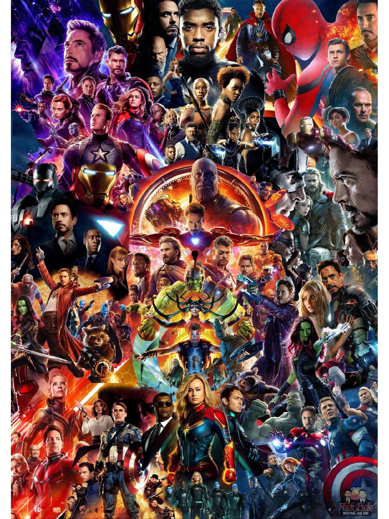 超清画质漫威复仇者联盟全员全家福壁纸