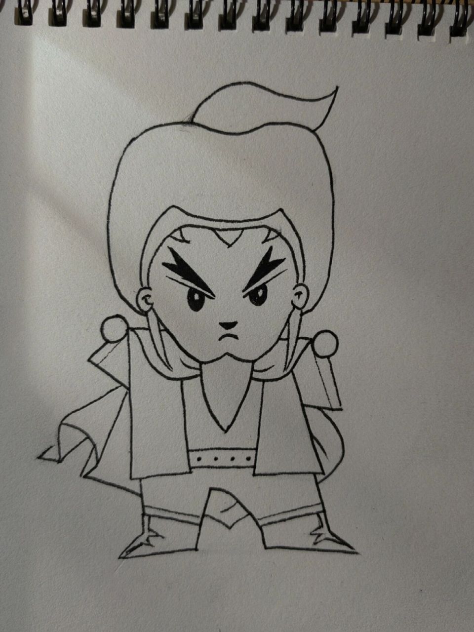 豹子头林冲风雪山神庙,简笔画教程