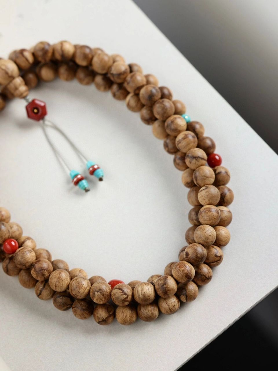 文玩人的夏天就是如此多姿多彩 老挝沉香"8mm*108颗手链" 惠安系,油脂