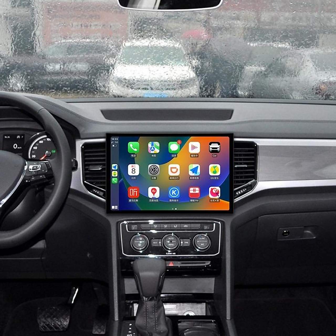 17款大众途昂 升级13寸巨屏车机导航～帅气十足90科技感满满