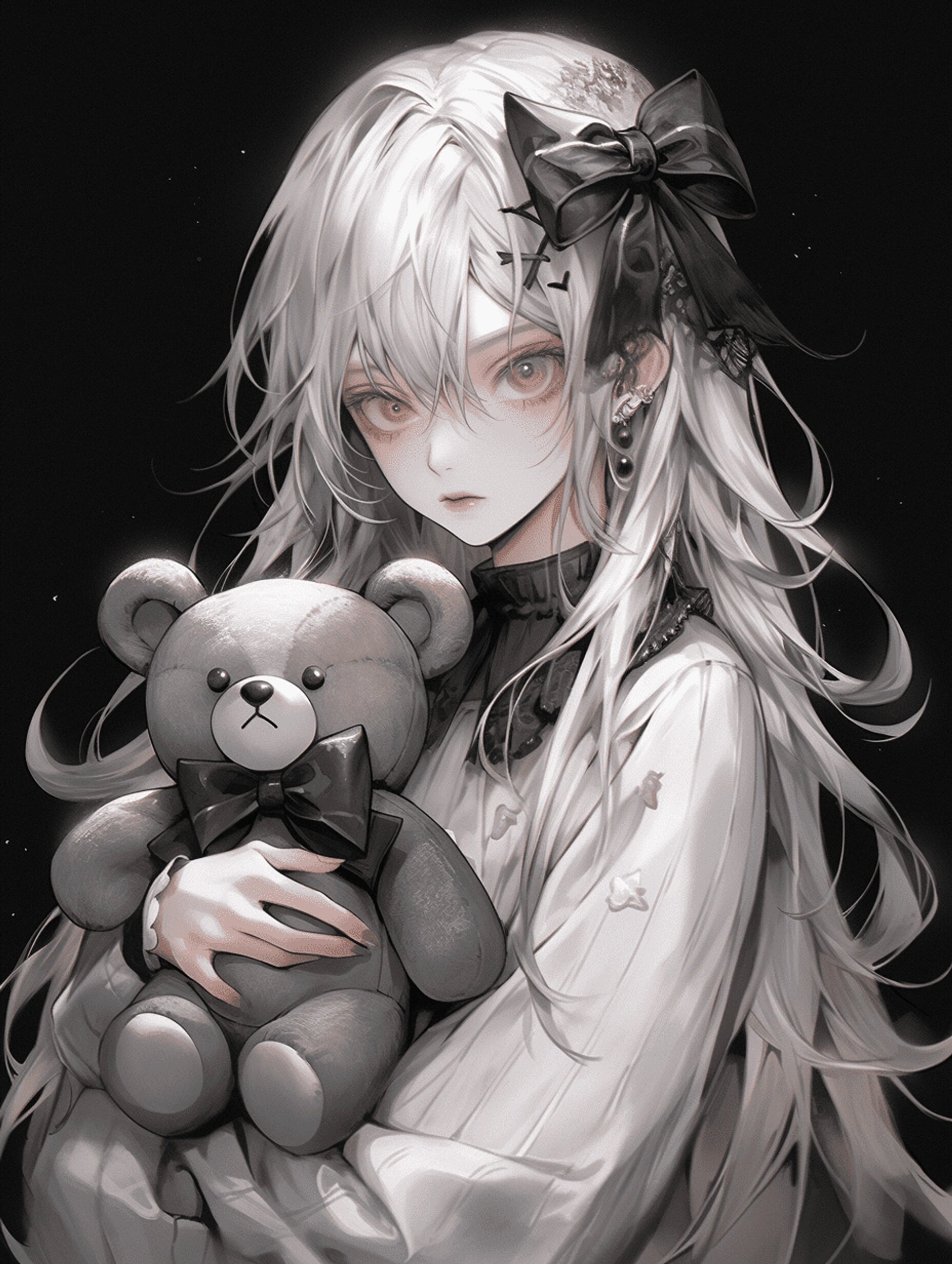 酷酷女头丨暗黑系头像