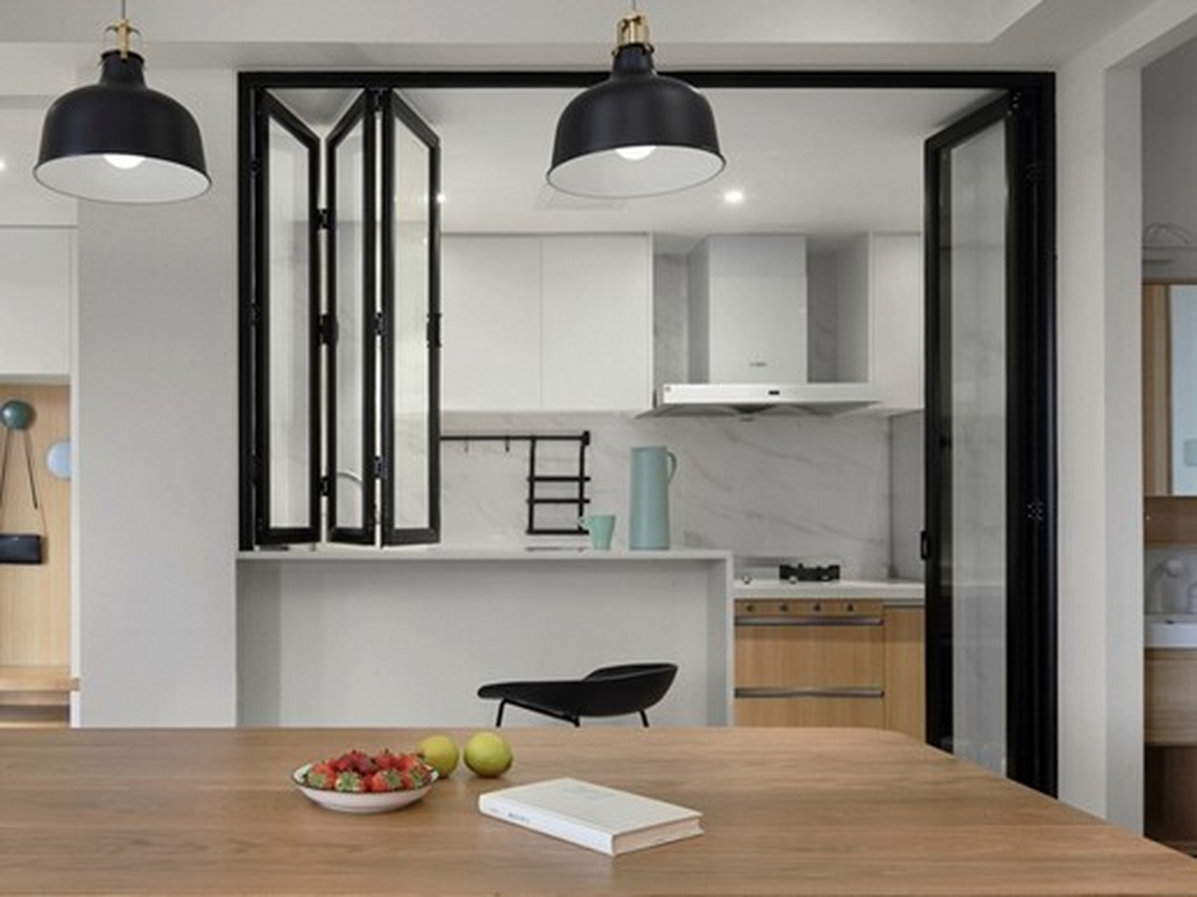 2种半开方式厨房最流行,可开可关很方便!