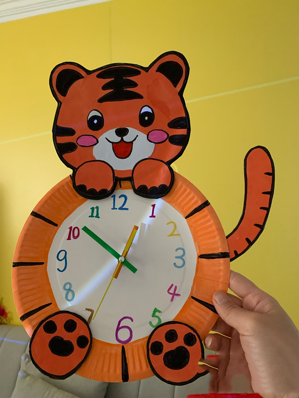 创意时钟手工