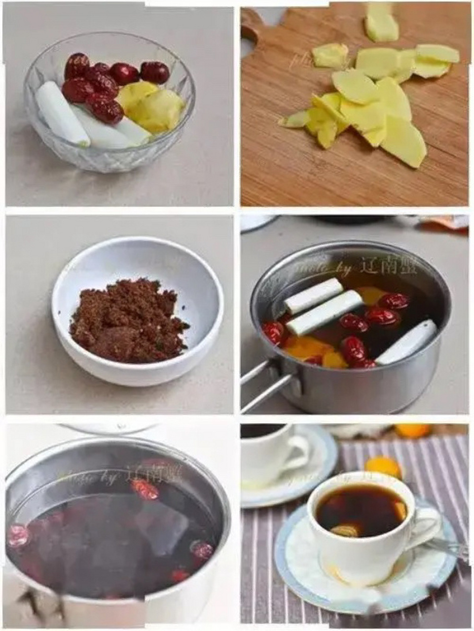 感冒姜汤的做法 食材: 做法 1.