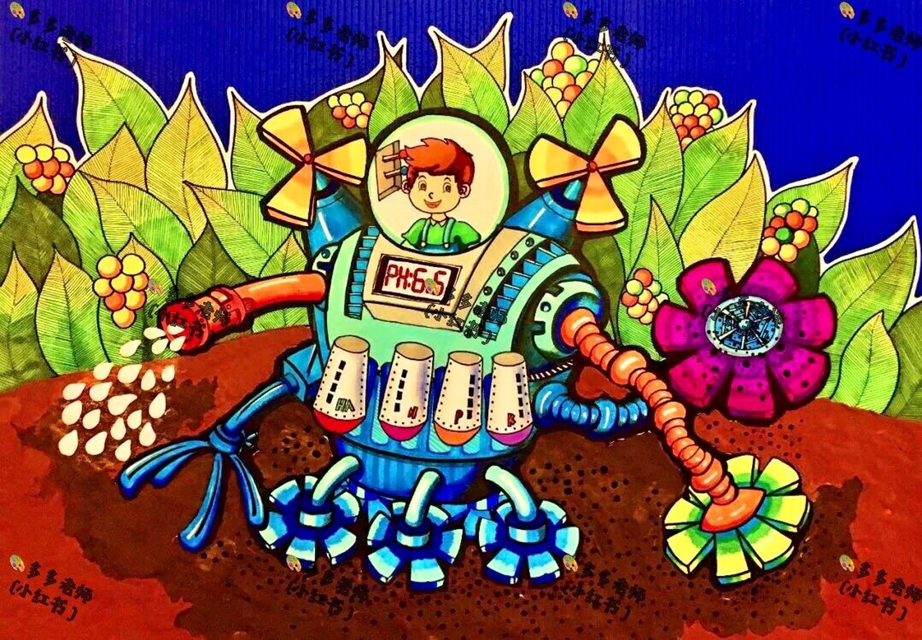 74全国一等奖科幻画|每日赏析969696 ——科幻画赏析持续更新