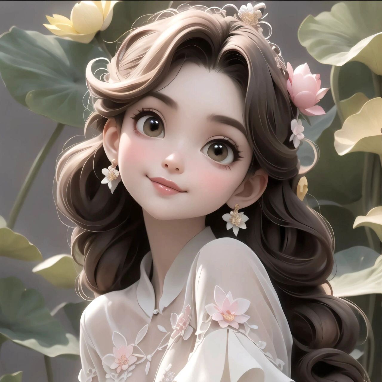 好运莲莲03女生头像,唯美头像93