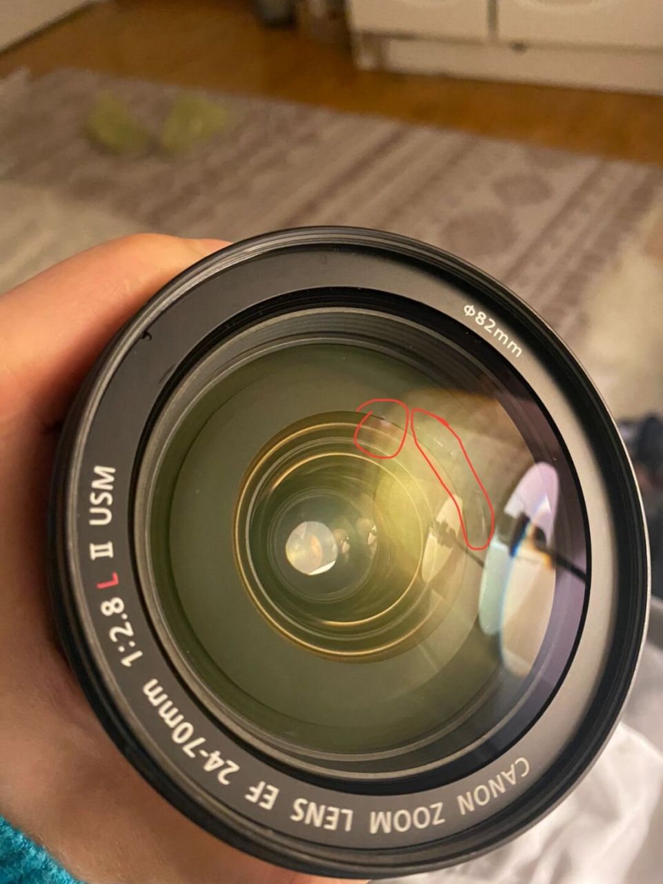 求各路大神帮我看看这是相机镜头发霉了吗 刚到手