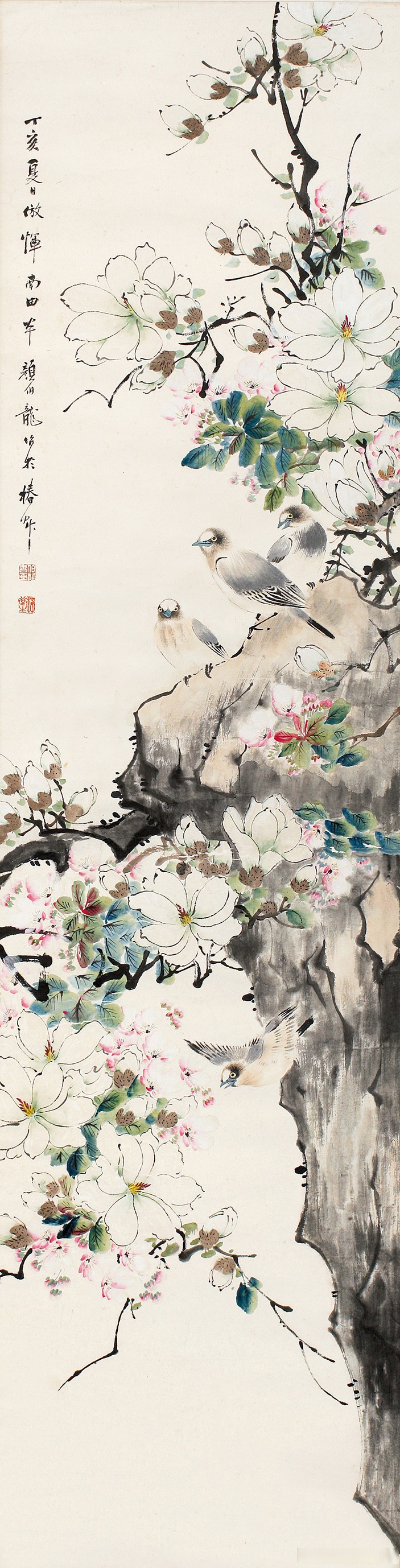 颜伯龙花鸟画  颜伯龙(1898年—1955年),名云霖,字伯龙,北京人,他的