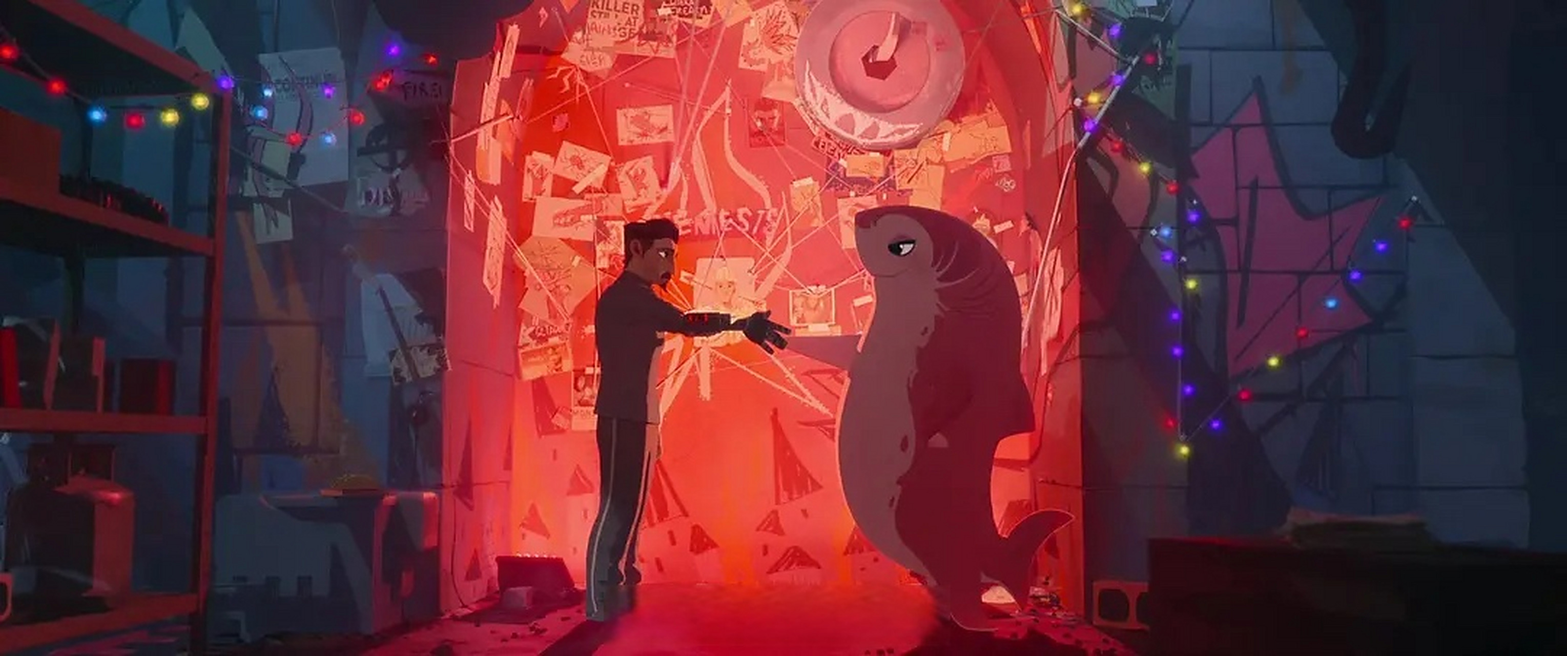 怪物少女妮莫娜#  蛮好看的咧 喜欢这种画风 莫瑞兹配音特别有活力