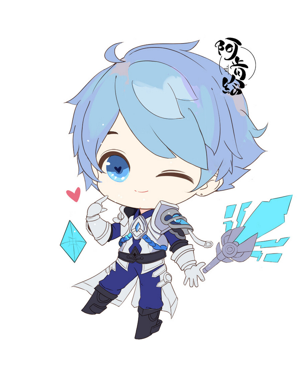 王者q版诸葛亮绘画过程^_^ 第一次来到哈哈,算是新人^_^在这里会遇到