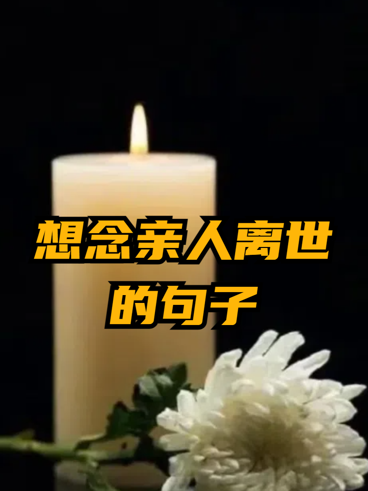 想念亲人离世的句子