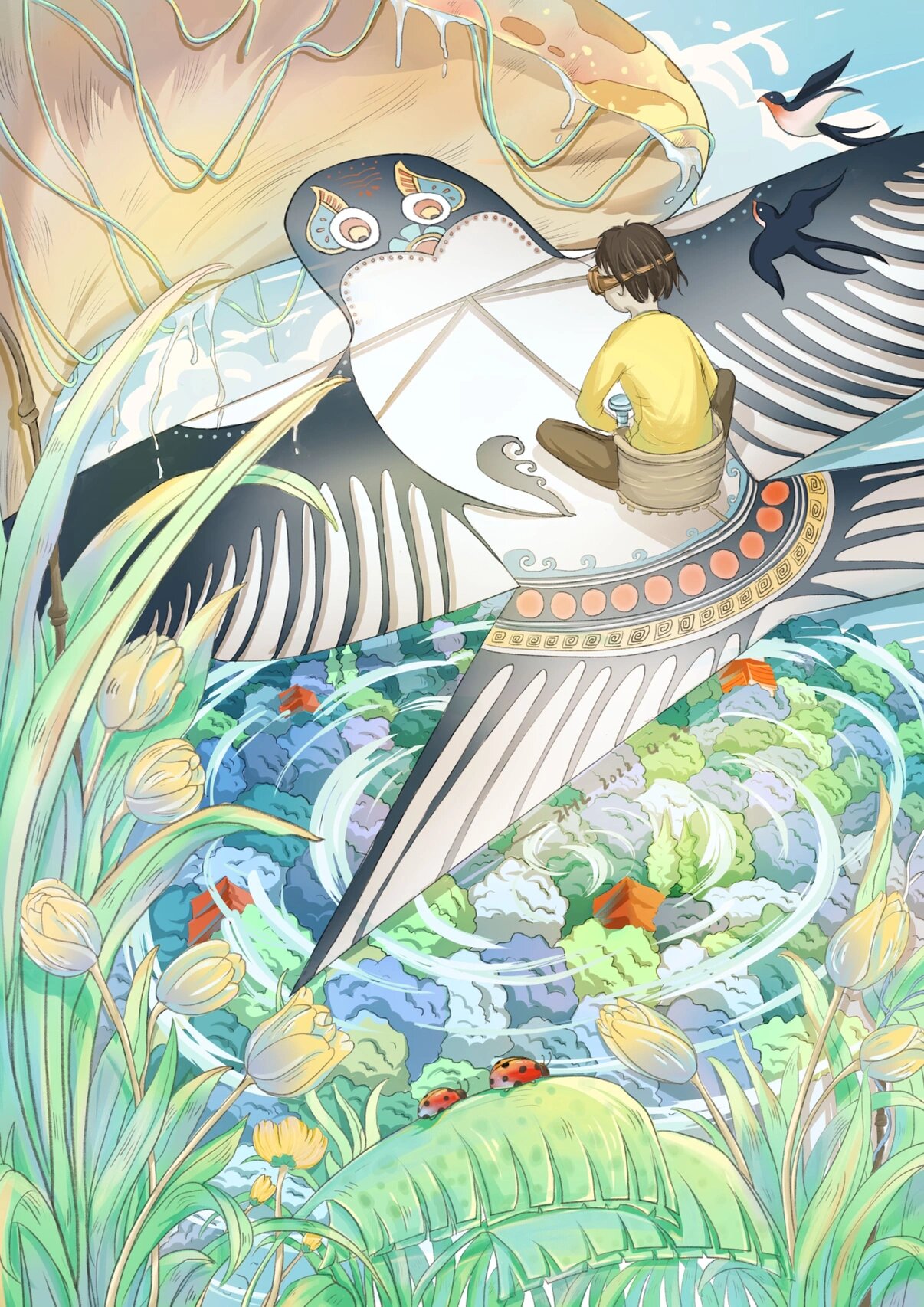 二十四节气插画——立春