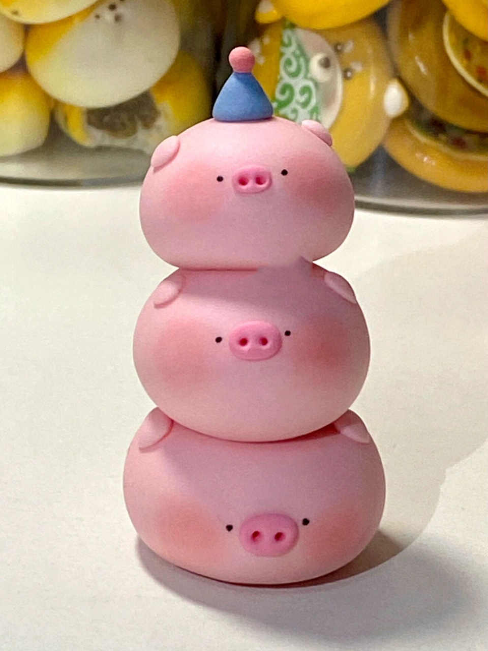 粘土手工|小猪小猪胖乎乎95 吃饱就睡呼噜噜98 可爱小猪叠叠乐