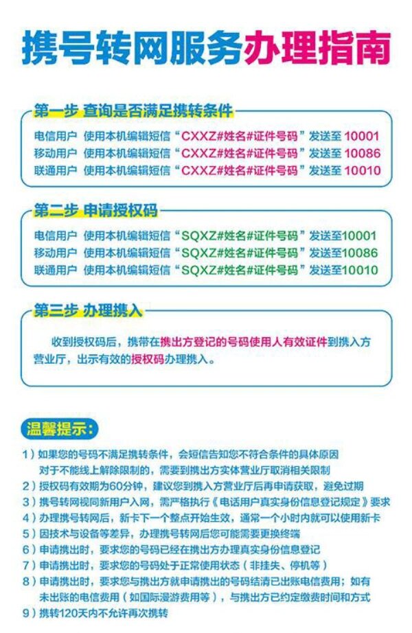 怎样编辑短信查询携号转网