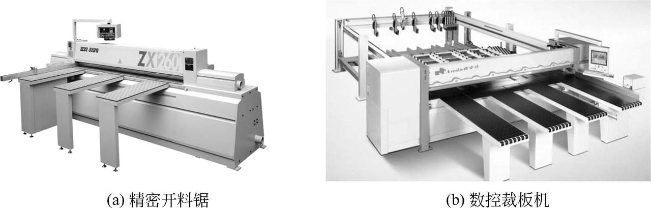 精密開料鋸,數控裁板機相比推臺鋸更為精確,開料過程操作簡單,普工