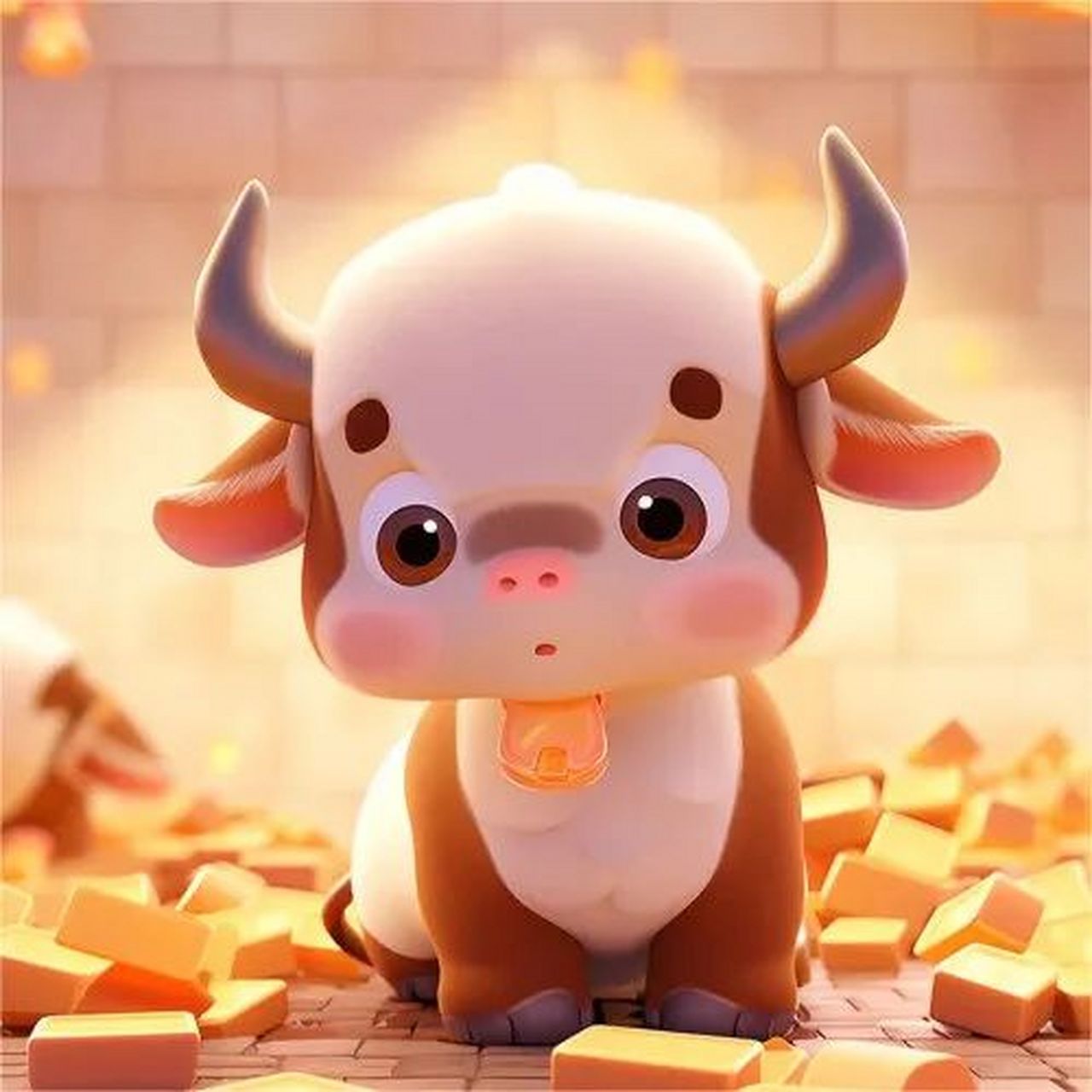 属牛微信头像最招财吉利 限定头像 | 2024年女属牛好运微信头像,旺财