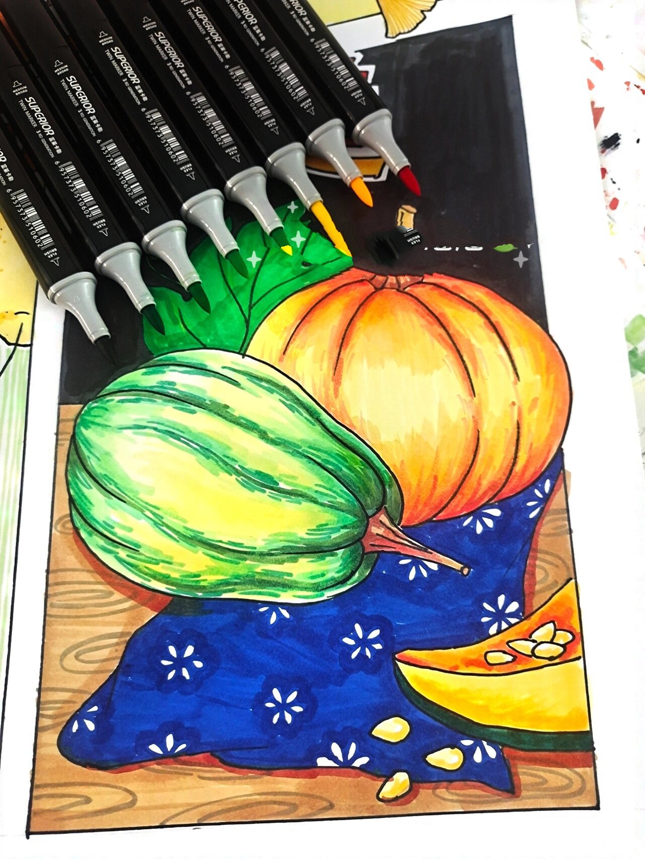 临摹作品《秋天的味道》