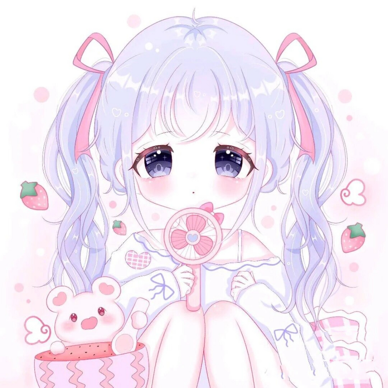 二次元女生头像 #二次元# #微信头像